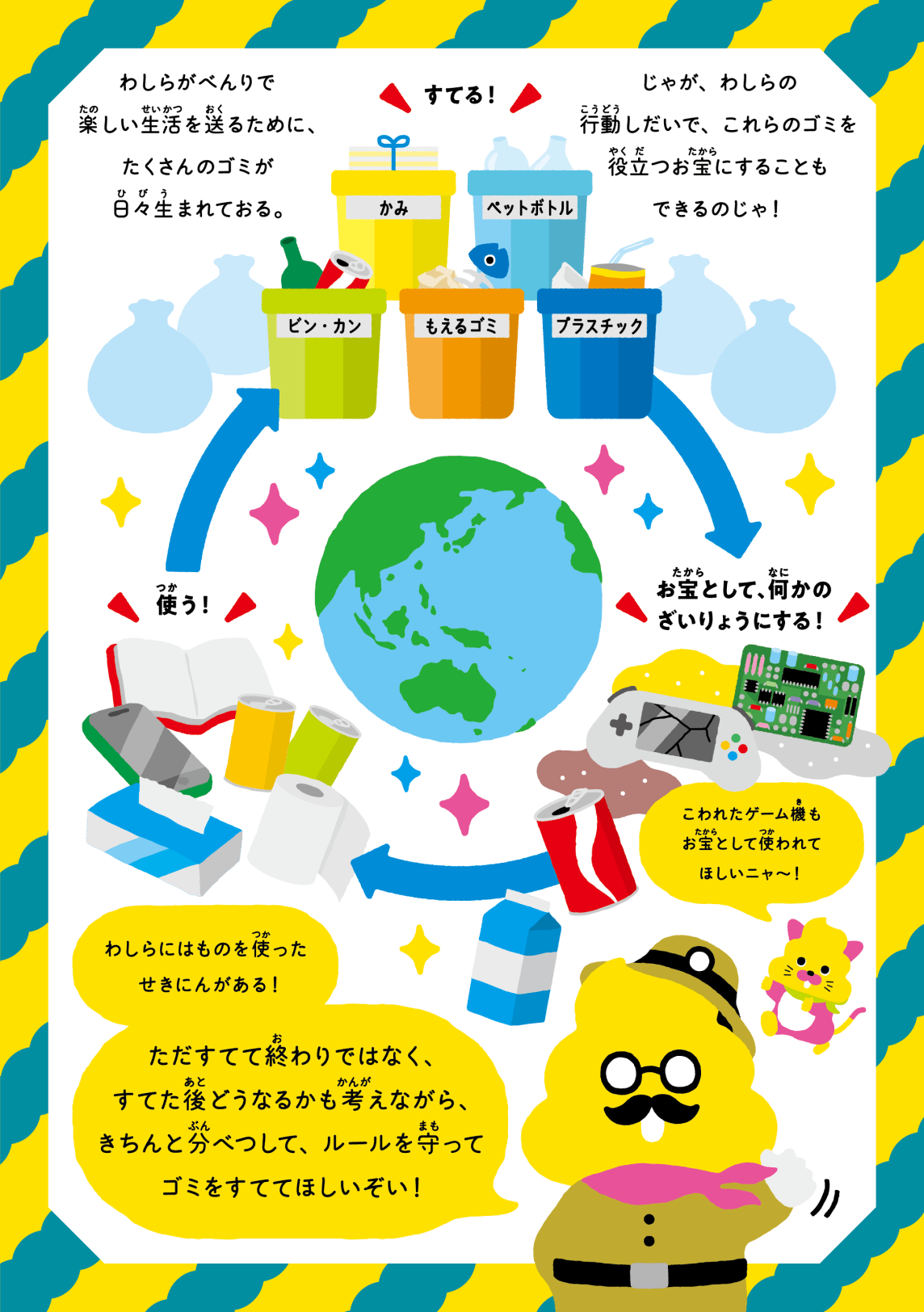 日本一楽しい環境ドリル ゴミと資源13